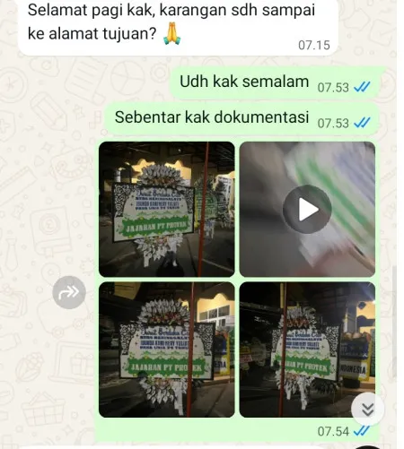 Pengiriman Papan Bunga Selamat Krukut