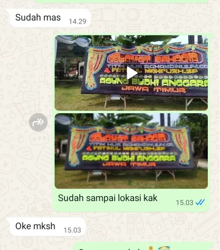 Pengiriman Papan Bunga Krukut